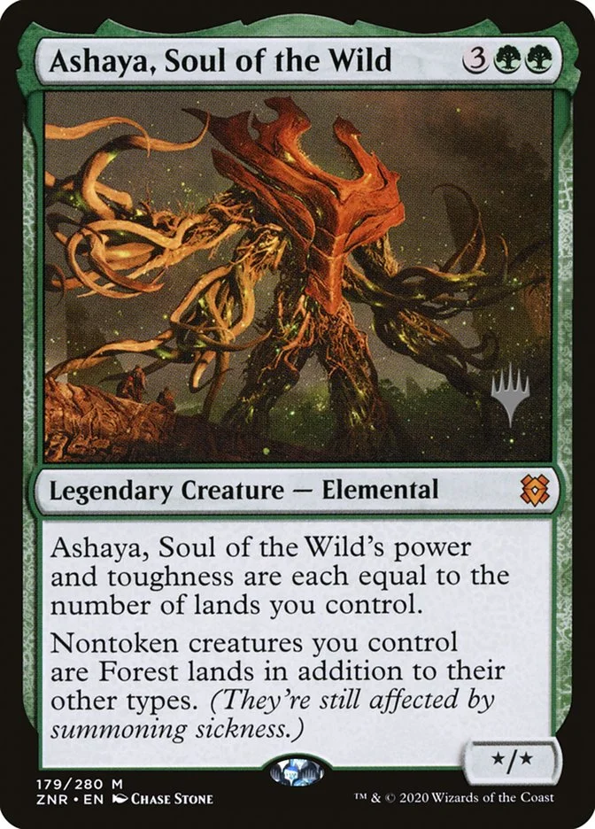 Ashaya, Soul of the Wild (Zendikar Rising Promos) - Magic: The Gathering in TCG Land