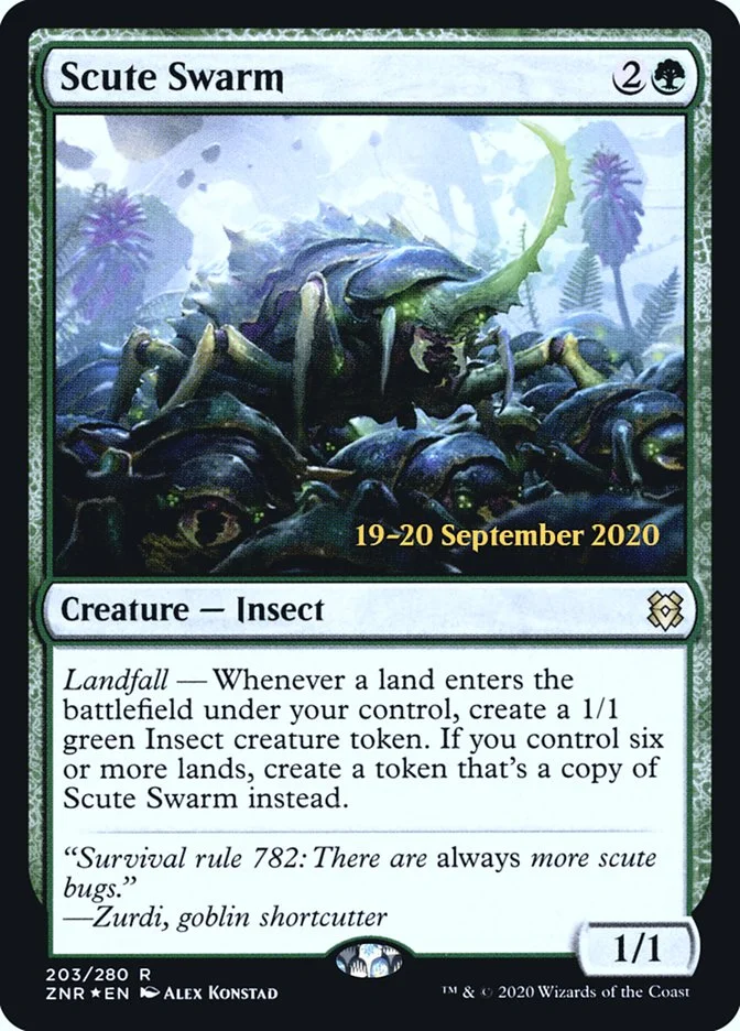 Scute Swarm (Zendikar Rising Promos) - Magic: The Gathering in TCG Land