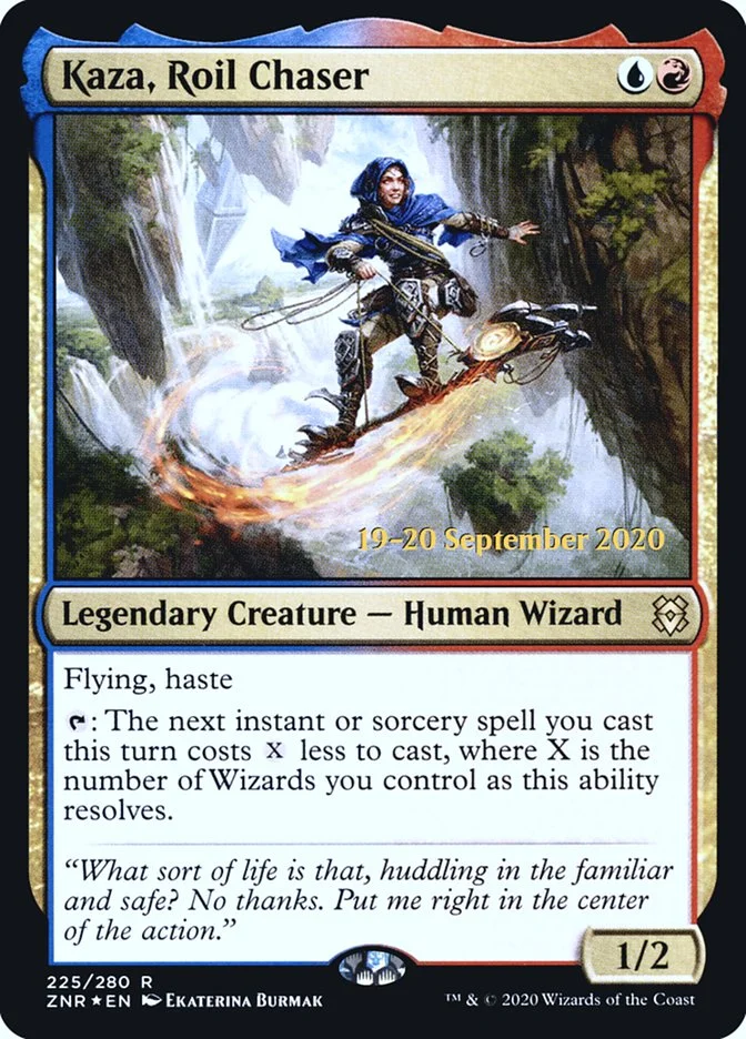 Kaza, Roil Chaser (Zendikar Rising Promos) - Magic: The Gathering in TCG Land