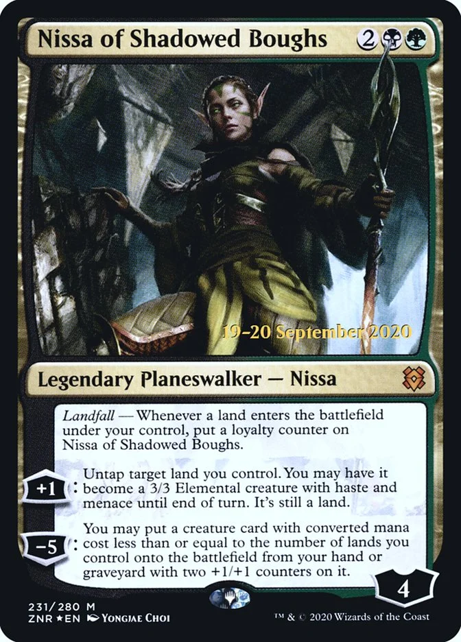 Nissa of Shadowed Boughs (Zendikar Rising Promos) - Magic: The Gathering in TCG Land México