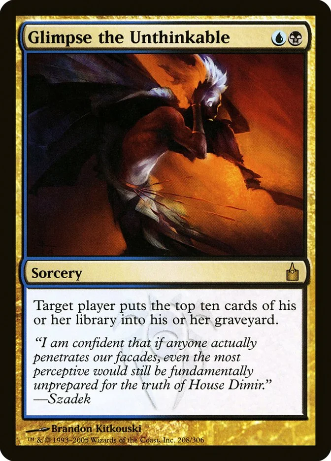 Glimpse the Unthinkable (Ravnica: City of Guilds) - Magic: The Gathering in TCG Land