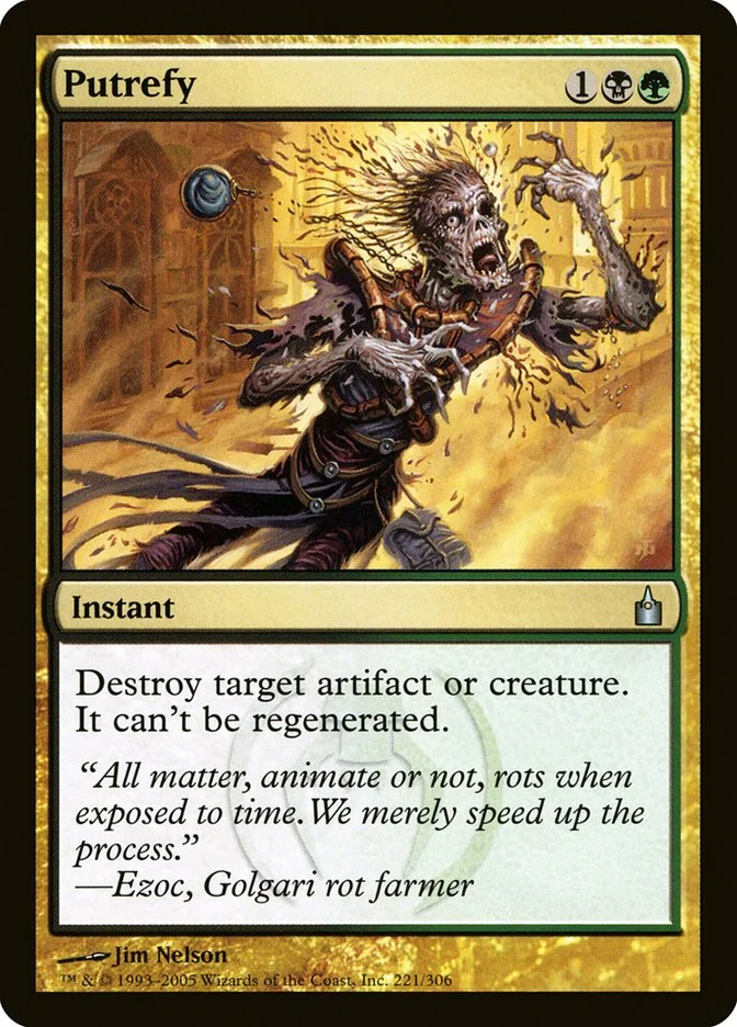 Putrefy (Ravnica: City of Guilds) - Magic: The Gathering in TCG Land