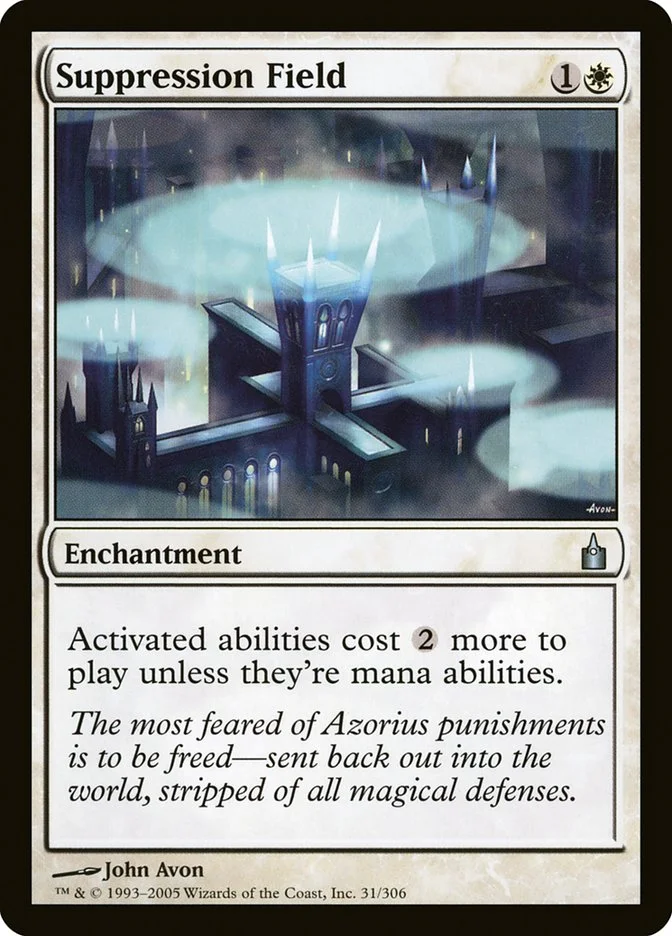 Suppression Field (Ravnica: City of Guilds) - Magic: The Gathering in TCG Land
