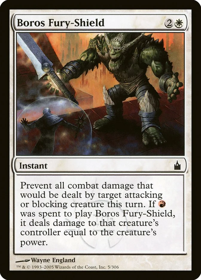 Boros Fury-Shield (Ravnica: City of Guilds) - Magic: The Gathering in TCG Land