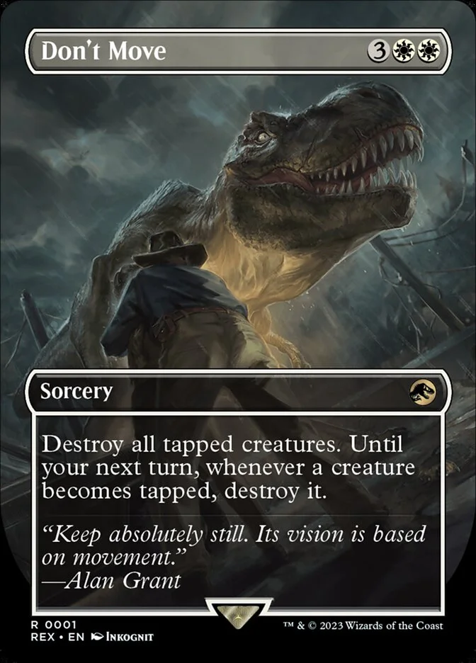 Don't Move (Jurassic World Collection) - Magic: The Gathering in TCG Land