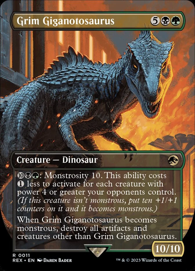 Grim Giganotosaurus (Jurassic World Collection) - Magic: The Gathering in TCG Land