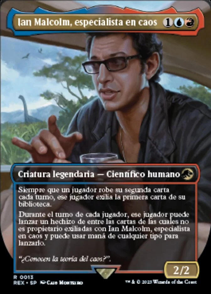 Ian Malcolm, especialista en caos (Jurassic World Collection) - Magic: The Gathering in TCG Land México
