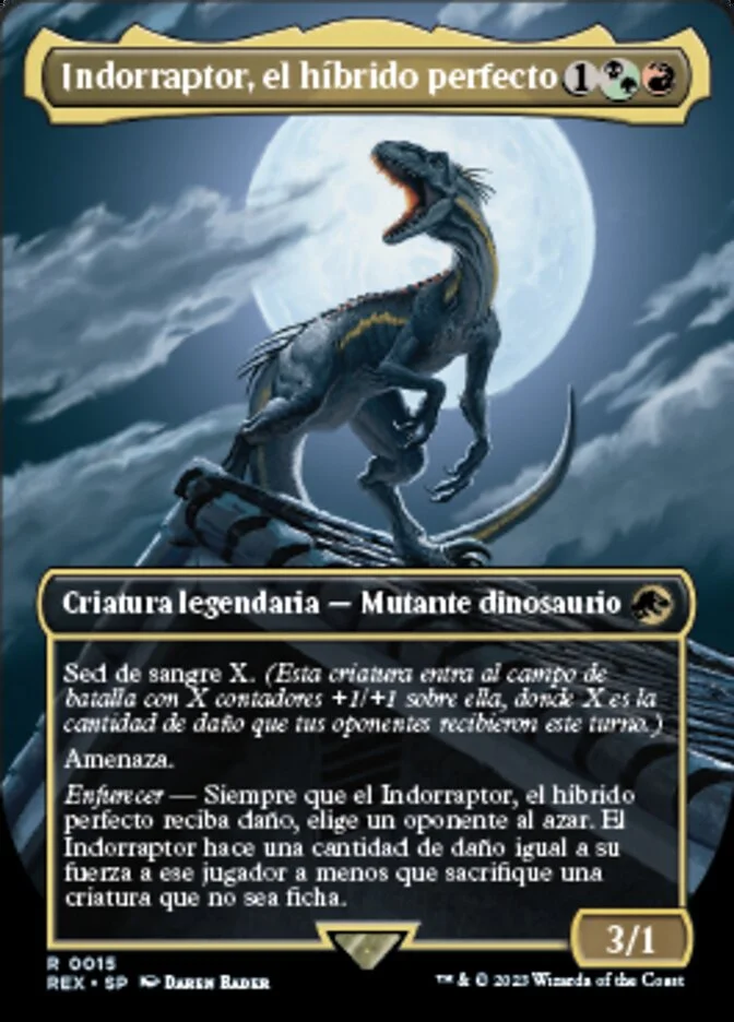 Indorraptor, el híbrido perfecto (Jurassic World Collection) - Magic: The Gathering in TCG Land México