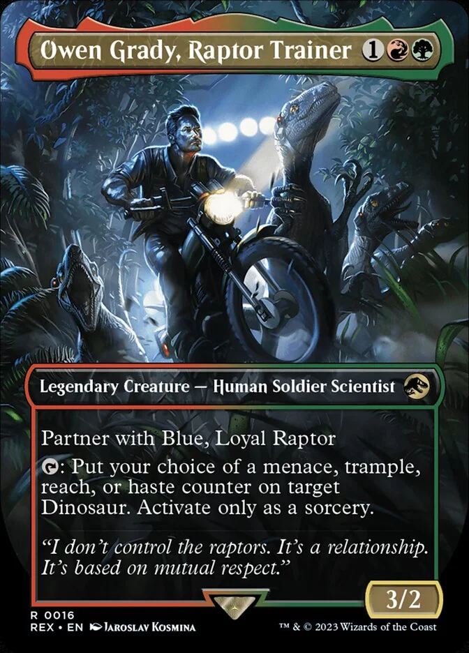 Owen Grady, Raptor Trainer (Jurassic World Collection) - Magic: The Gathering in TCG Land