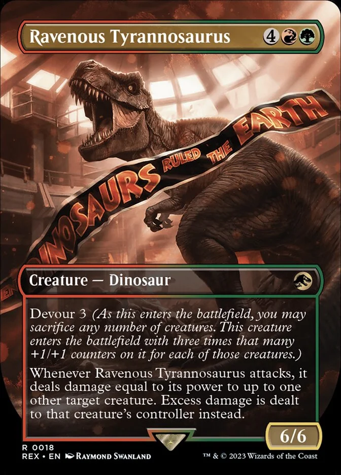 Ravenous Tyrannosaurus (Jurassic World Collection) - Magic: The Gathering in TCG Land