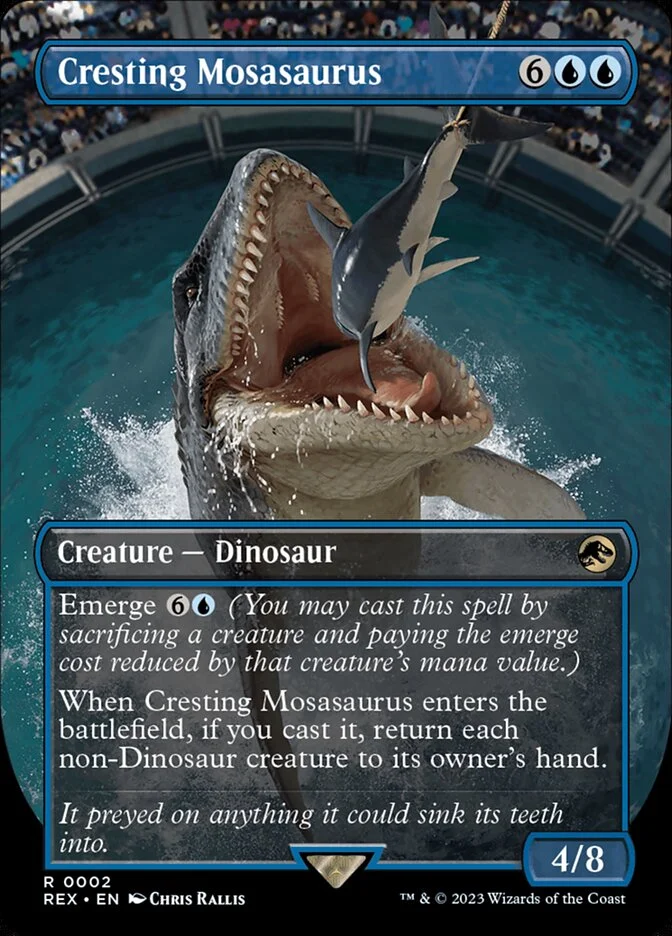 Cresting Mosasaurus (Jurassic World Collection) - Magic: The Gathering in TCG Land México