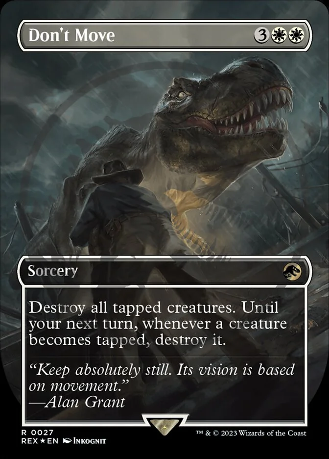 Don't Move (Jurassic World Collection) - Magic: The Gathering in TCG Land