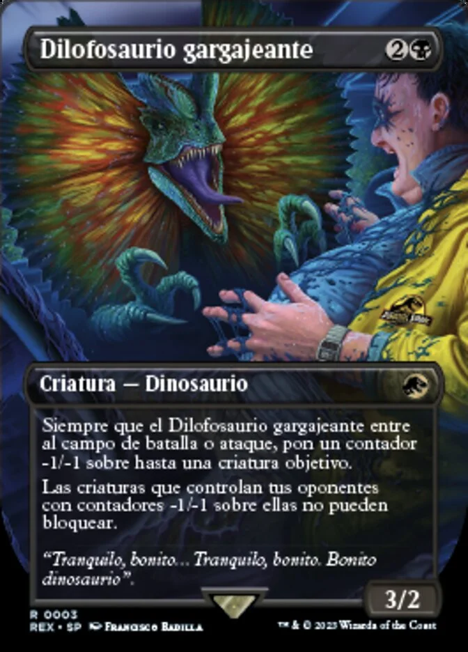 Dilofosaurio gargajeante (Jurassic World Collection) - Magic: The Gathering in TCG Land
