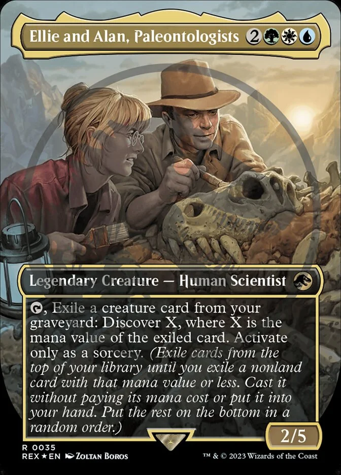 Ellie and Alan, Paleontologists (Jurassic World Collection) - Magic: The Gathering in TCG Land