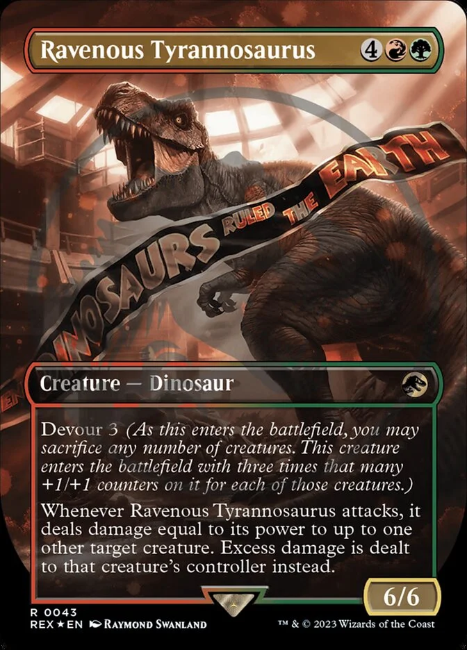 Ravenous Tyrannosaurus (Jurassic World Collection) - Magic: The Gathering in TCG Land