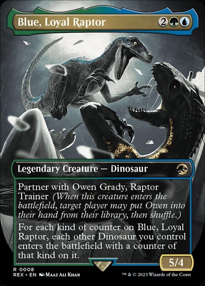 Blue, Loyal Raptor (Jurassic World Collection) - Magic: The Gathering in TCG Land