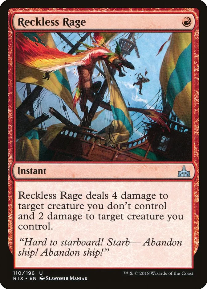 Reckless Rage (Rivals of Ixalan) - Magic: The Gathering in TCG Land