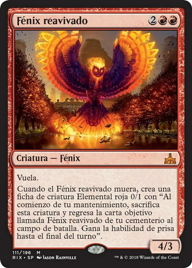 Fénix reavivado (Rivals of Ixalan) - Magic: The Gathering in TCG Land