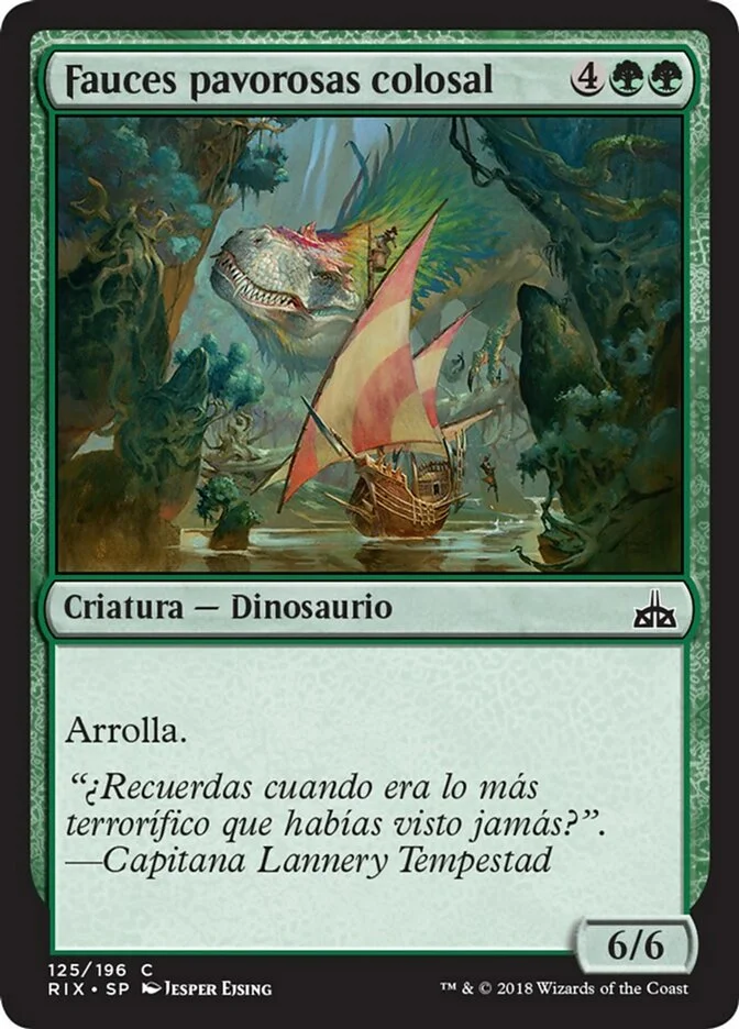 Fauces pavorosas colosal (Rivals of Ixalan) - Magic: The Gathering in TCG Land