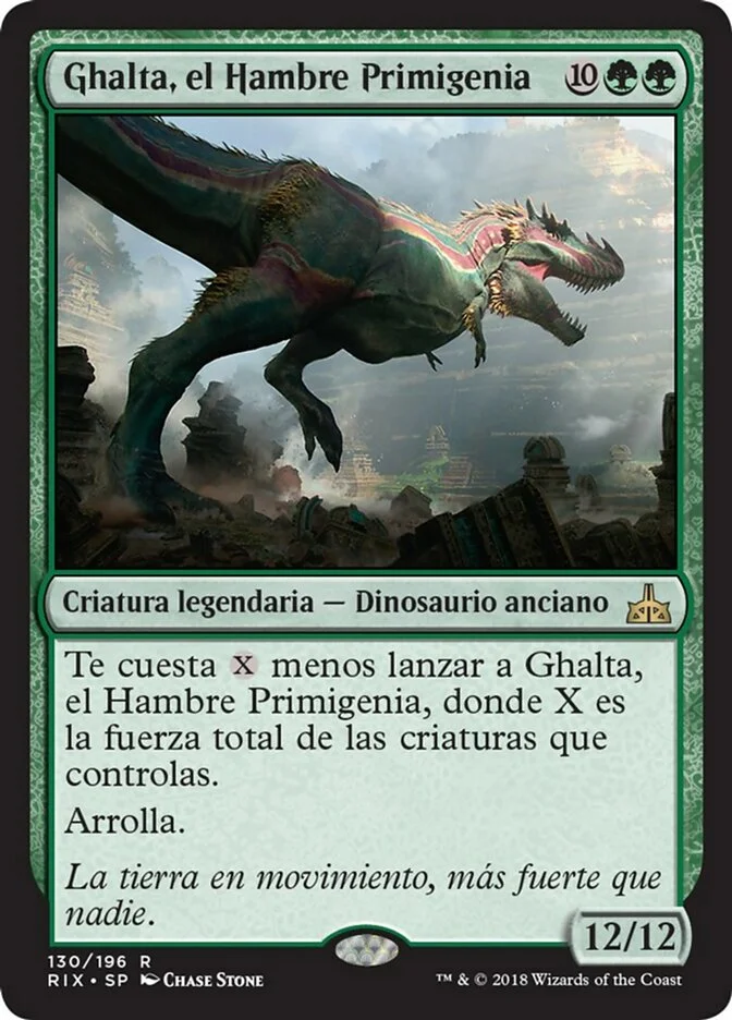 Ghalta, el Hambre Primigenia (Rivals of Ixalan) - Magic: The Gathering in TCG Land