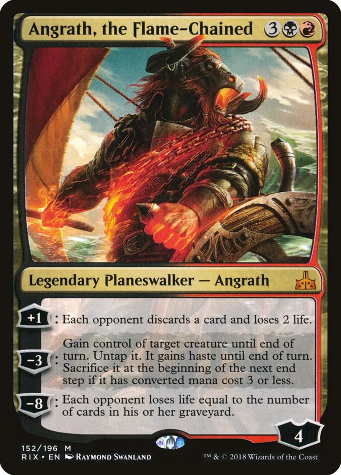 Angrath, the Flame-Chained (Rivals of Ixalan) - Magic: The Gathering in TCG Land