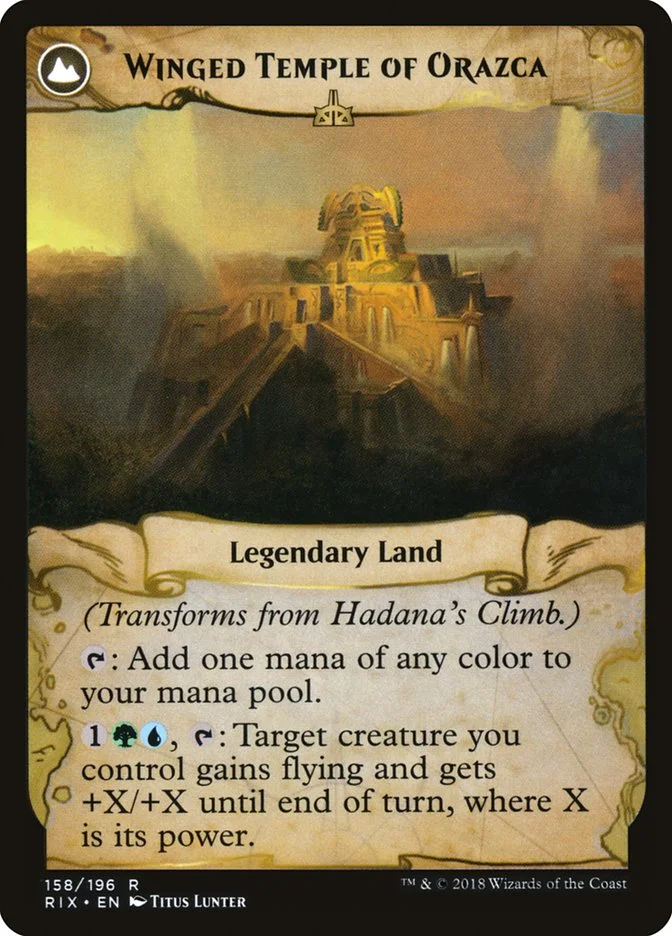 Winged Temple of Orazca (Rivals of Ixalan) - Magic: The Gathering in TCG Land
