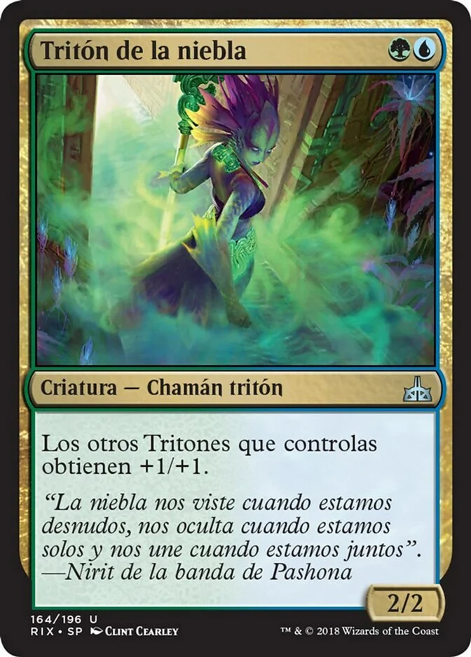 Tritón de la niebla (Rivals of Ixalan) - Magic: The Gathering in TCG Land