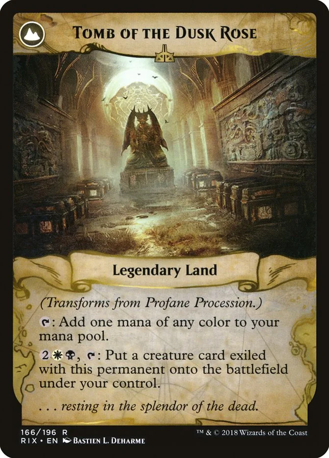 Tomb of the Dusk Rose (Rivals of Ixalan) - Magic: The Gathering in TCG Land