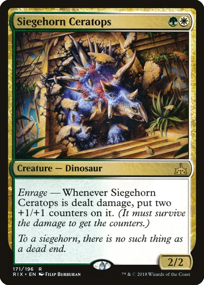 Siegehorn Ceratops (Rivals of Ixalan) - Magic: The Gathering in TCG Land