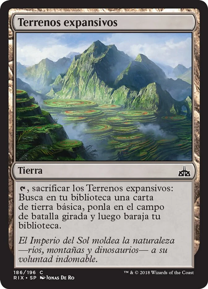 Terrenos expansivos (Rivals of Ixalan) - Magic: The Gathering in TCG Land