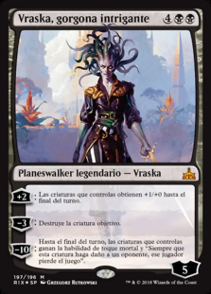 Vraska, gorgona intrigante (Rivals of Ixalan) - Magic: The Gathering in TCG Land