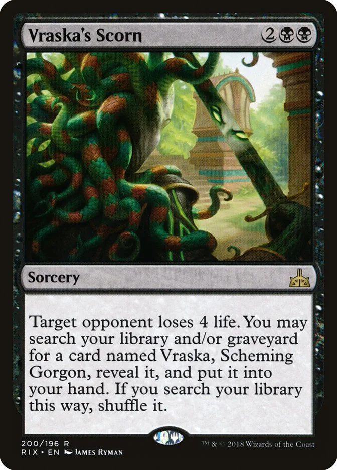 Vraska's Scorn (Rivals of Ixalan) - Magic: The Gathering in TCG Land