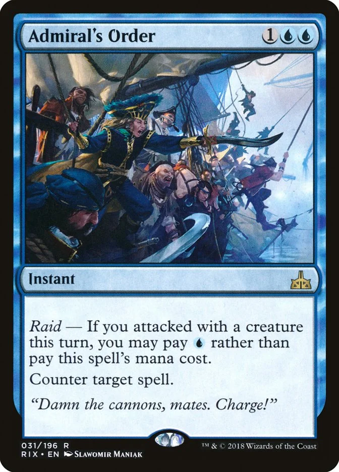 Admiral's Order (Rivals of Ixalan) - Magic: The Gathering in TCG Land