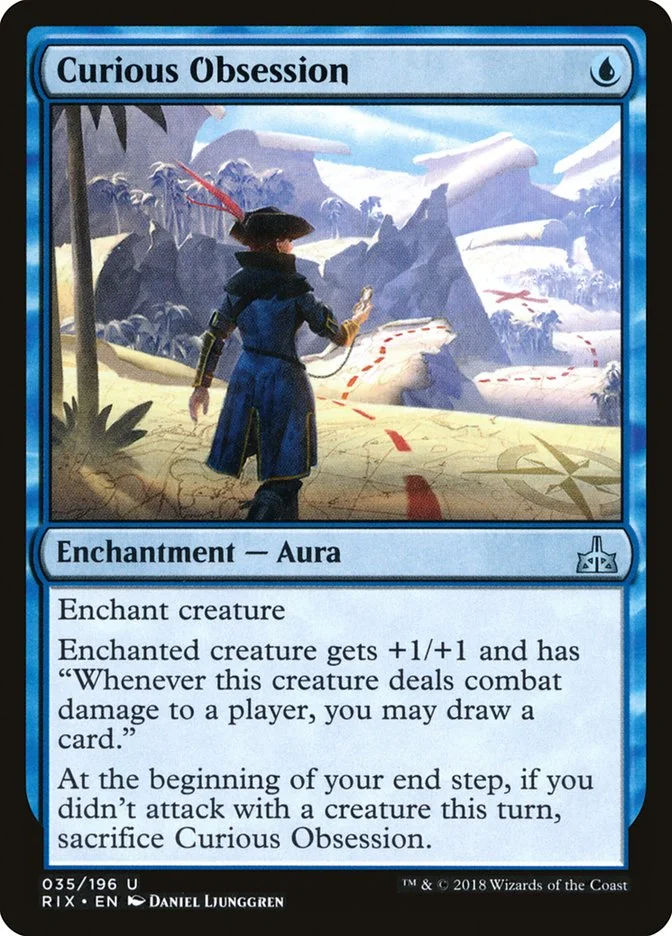 Curious Obsession (Rivals of Ixalan) - Magic: The Gathering in TCG Land