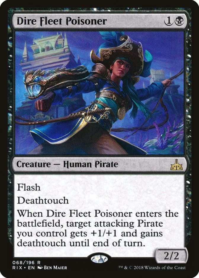 Dire Fleet Poisoner (Rivals of Ixalan) - Magic: The Gathering in TCG Land