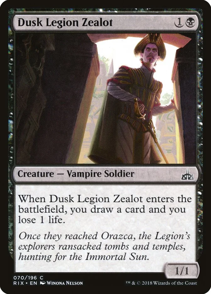 Dusk Legion Zealot (Rivals of Ixalan) - Magic: The Gathering in TCG Land