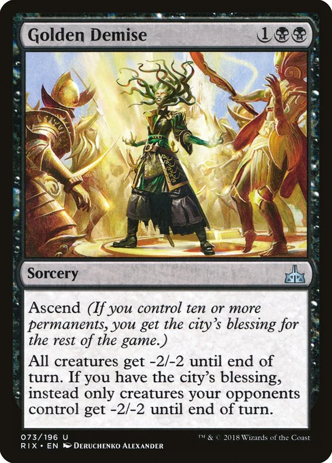 Golden Demise (Rivals of Ixalan) - Magic: The Gathering in TCG Land