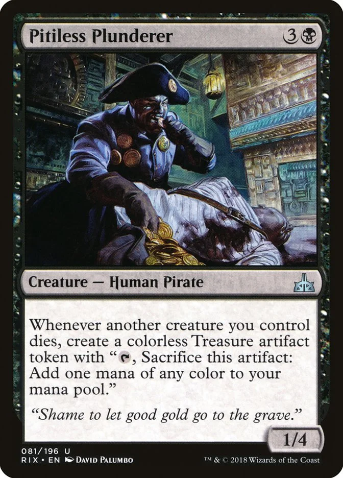 Pitiless Plunderer (Rivals of Ixalan) - Magic: The Gathering in TCG Land