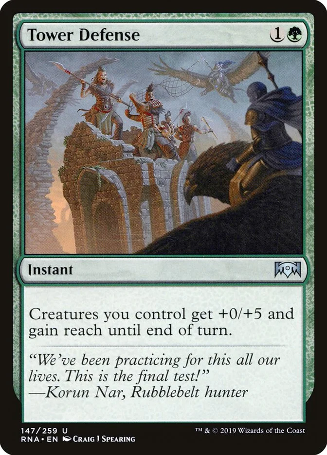 Tower Defense (Ravnica Allegiance) - Magic: The Gathering in TCG Land