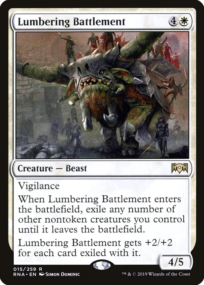Lumbering Battlement (Ravnica Allegiance) - Magic: The Gathering in TCG Land