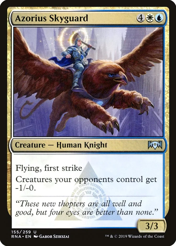 Azorius Skyguard (Ravnica Allegiance) - Magic: The Gathering in TCG Land