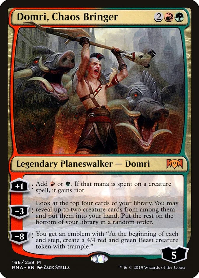 Domri, Chaos Bringer (Ravnica Allegiance) - Magic: The Gathering in TCG Land