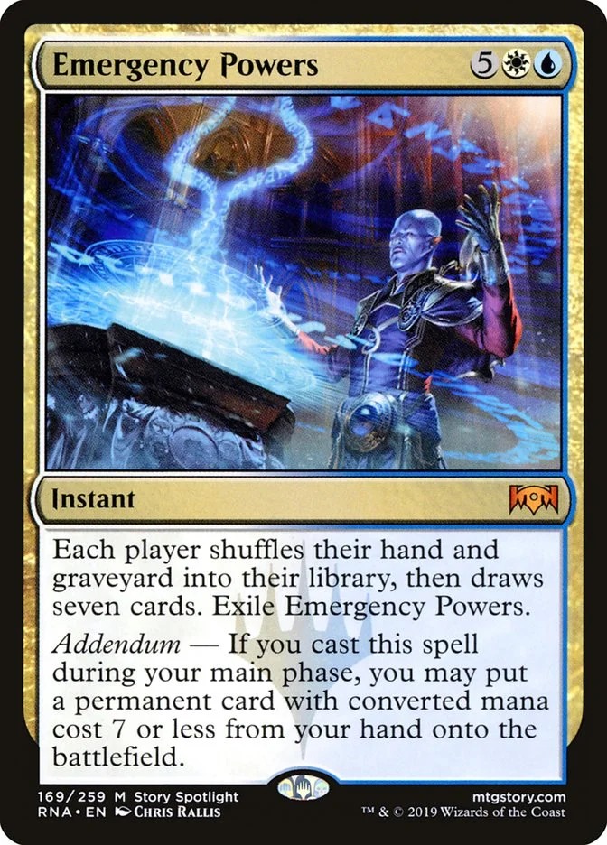 Emergency Powers (Ravnica Allegiance) - Magic: The Gathering in TCG Land