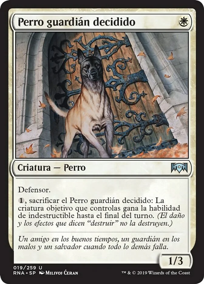 Perro guardián decidido (Ravnica Allegiance) - Magic: The Gathering in TCG Land