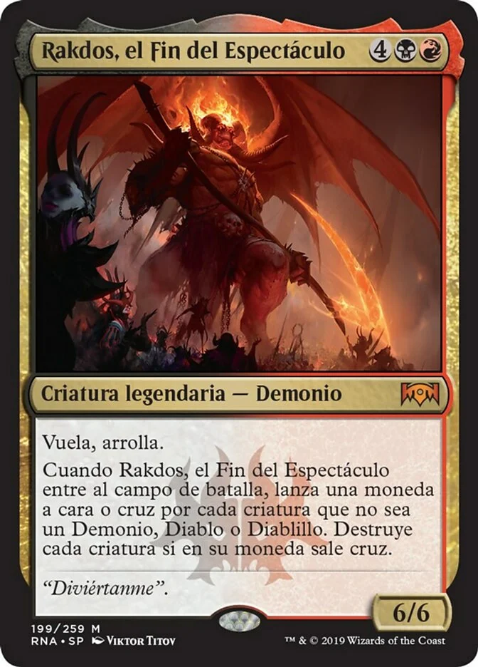 Rakdos, el Fin del Espectáculo (Ravnica Allegiance) - Magic: The Gathering in TCG Land