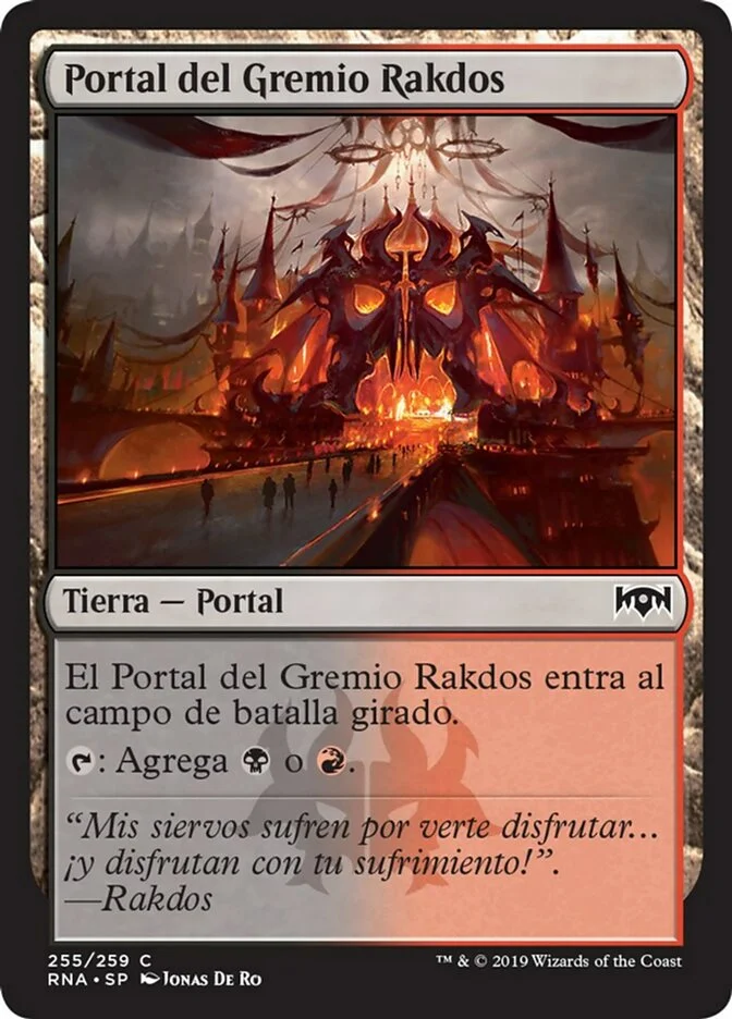 Portal del Gremio Rakdos (Ravnica Allegiance) - Magic: The Gathering in TCG Land