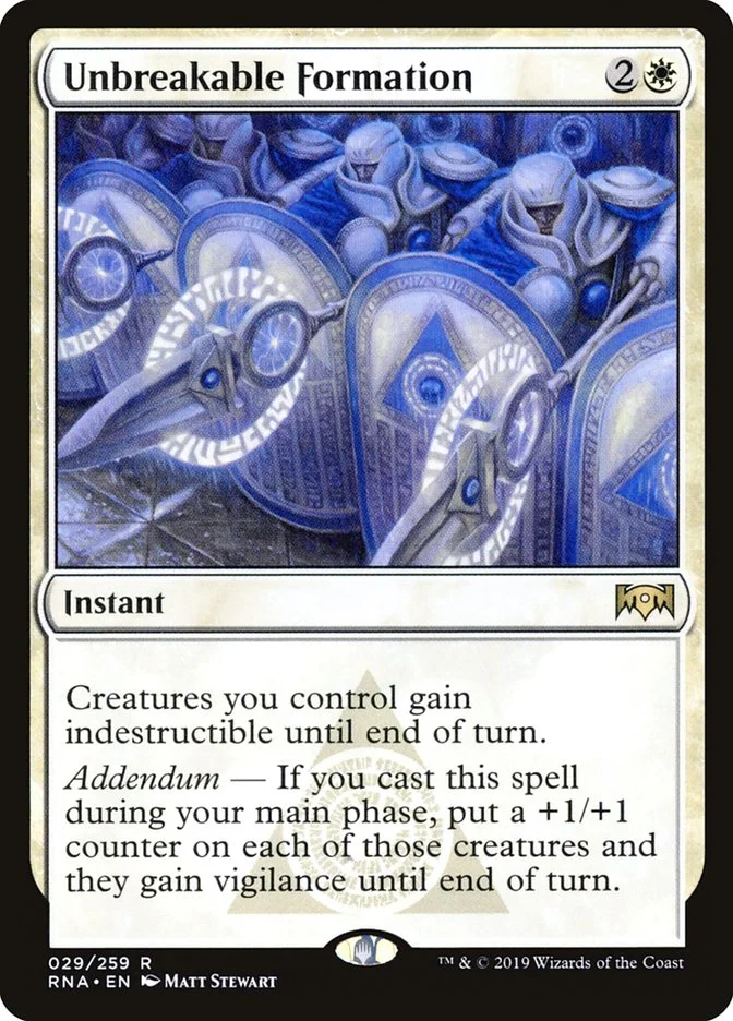 Unbreakable Formation (Ravnica Allegiance) - Magic: The Gathering in TCG Land