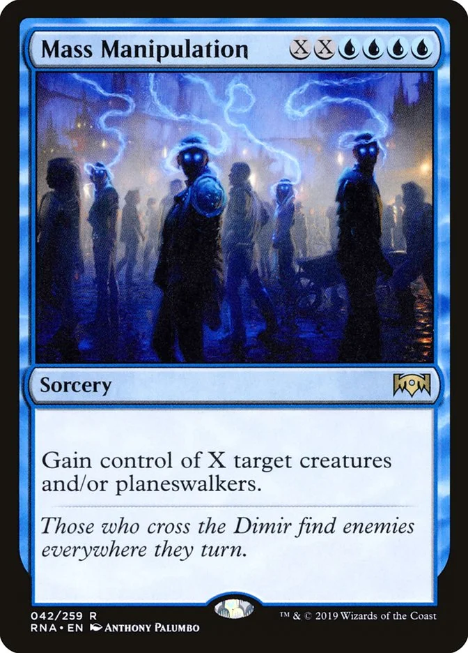 Mass Manipulation (Ravnica Allegiance) - Magic: The Gathering in TCG Land