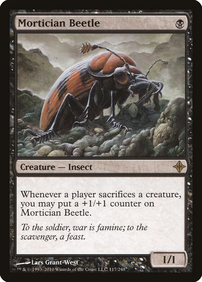 Mortician Beetle (Rise of the Eldrazi) - Magic: The Gathering in TCG Land