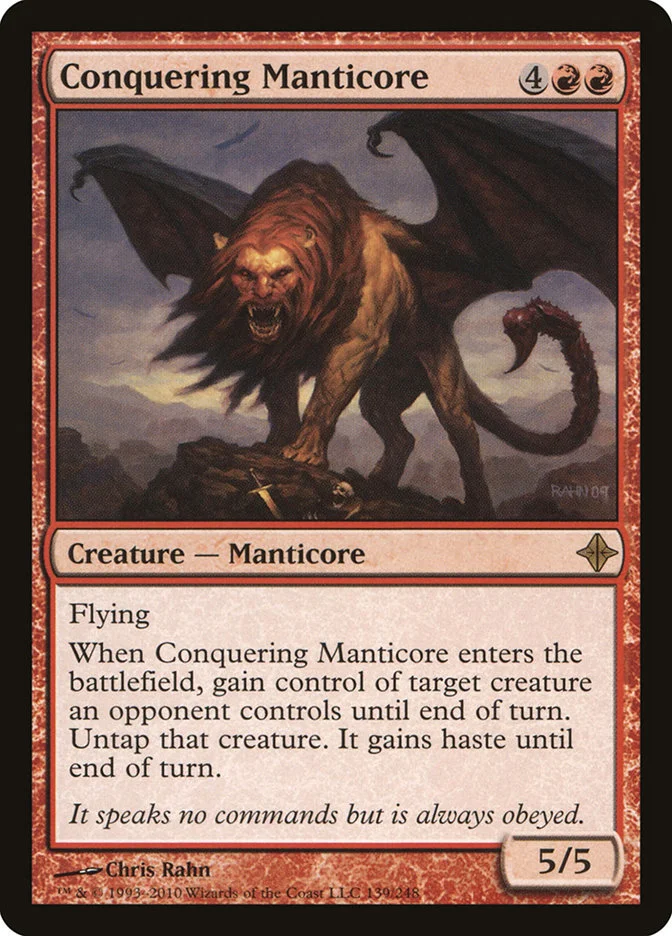 Conquering Manticore (Rise of the Eldrazi) - Magic: The Gathering in TCG Land